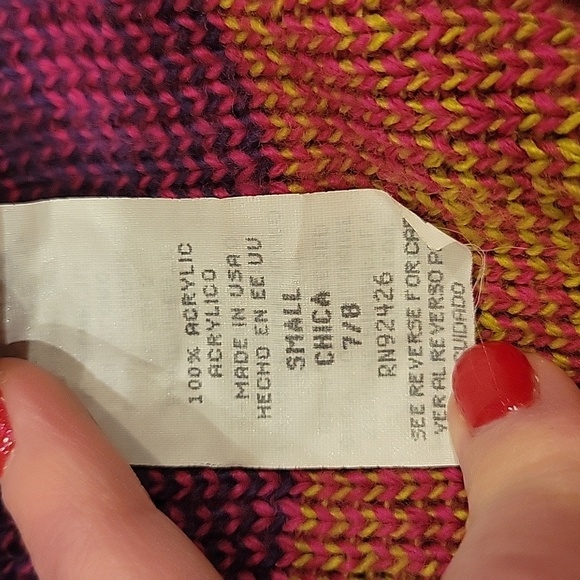 Vintage Looney Tunes Tweety Bird Zip Up Sweater 1997 Size 7/8 - Picture 9 of 10